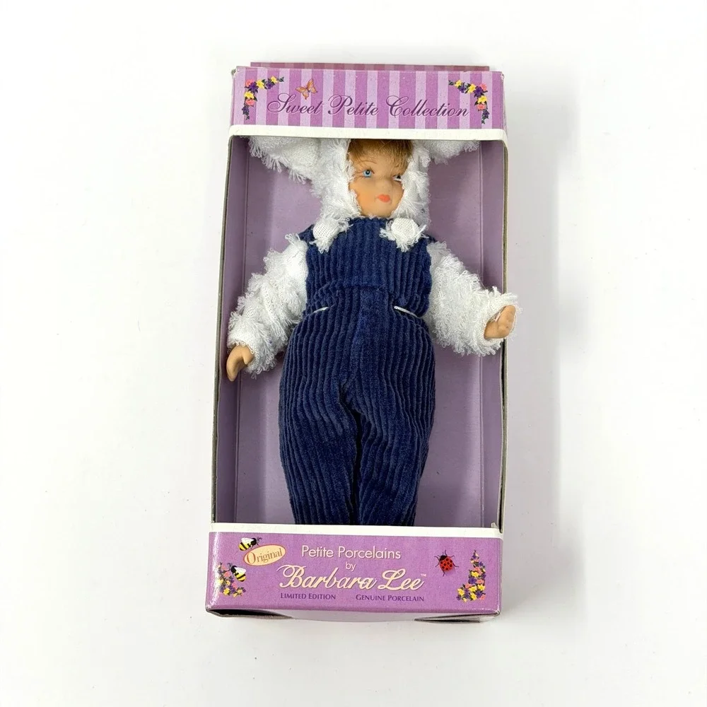 Barbara Lee Sweet Petite Collection Porcelain Dolls Lot 7 Boxed Vintage Ltd Ed